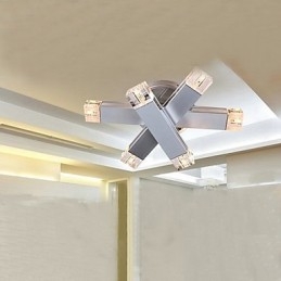 Moderne plafondlamp met 6 lampen in chique design