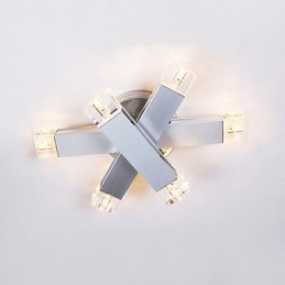 Moderne plafondlamp met 6 lampen in chique design
