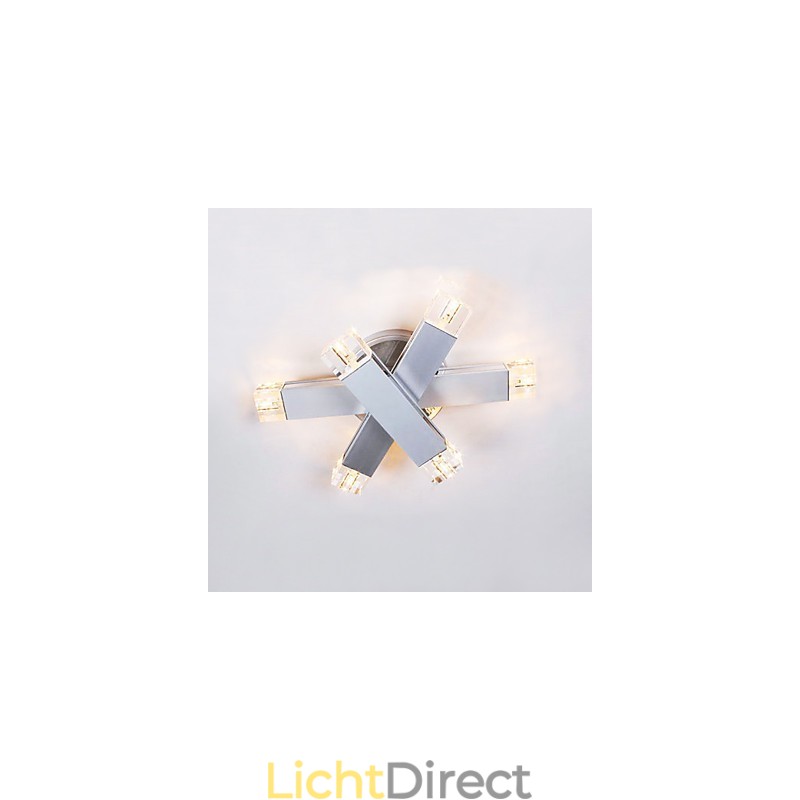 Moderne plafondlamp met 6 lampen in chique design