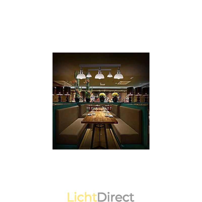 Inbouw Trinal hoofdlamp Wit Glas Aluminium Frame Mode Modern