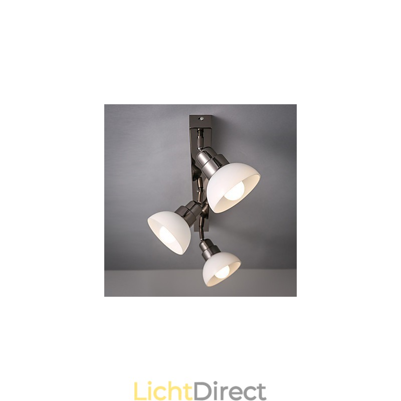 Inbouw Trinal hoofdlamp Wit Glas Aluminium Frame Mode Modern