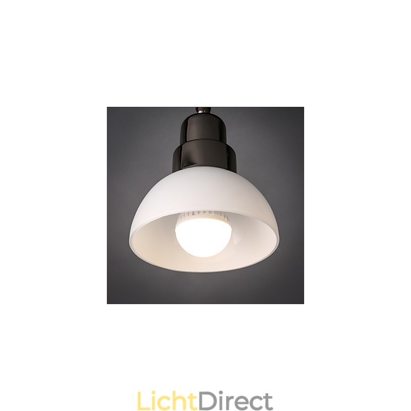 Inbouw Trinal hoofdlamp Wit Glas Aluminium Frame Mode Modern