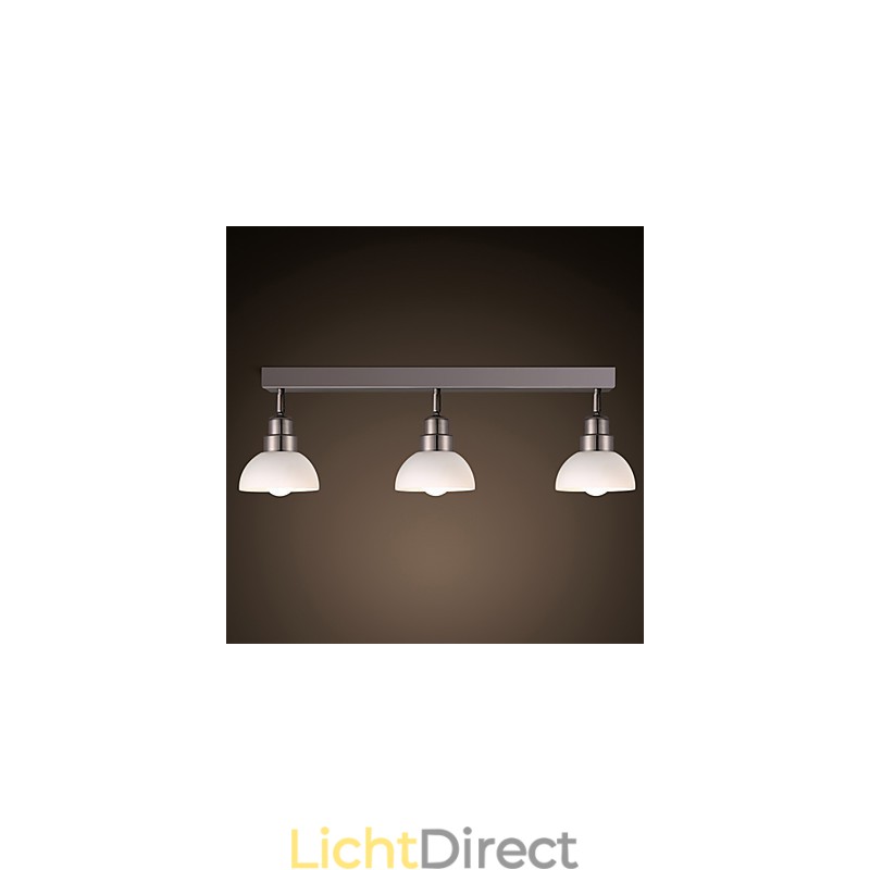 Inbouw Trinal hoofdlamp Wit Glas Aluminium Frame Mode Modern