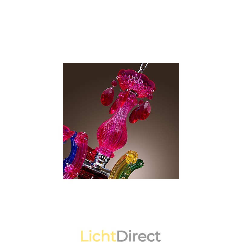 Traditionele klassieke kristallen chroom acryl kroonluchter