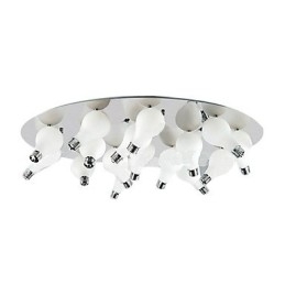 Moderne inbouwspot met 12 lampen in ronde vorm (G4-lampvoet)