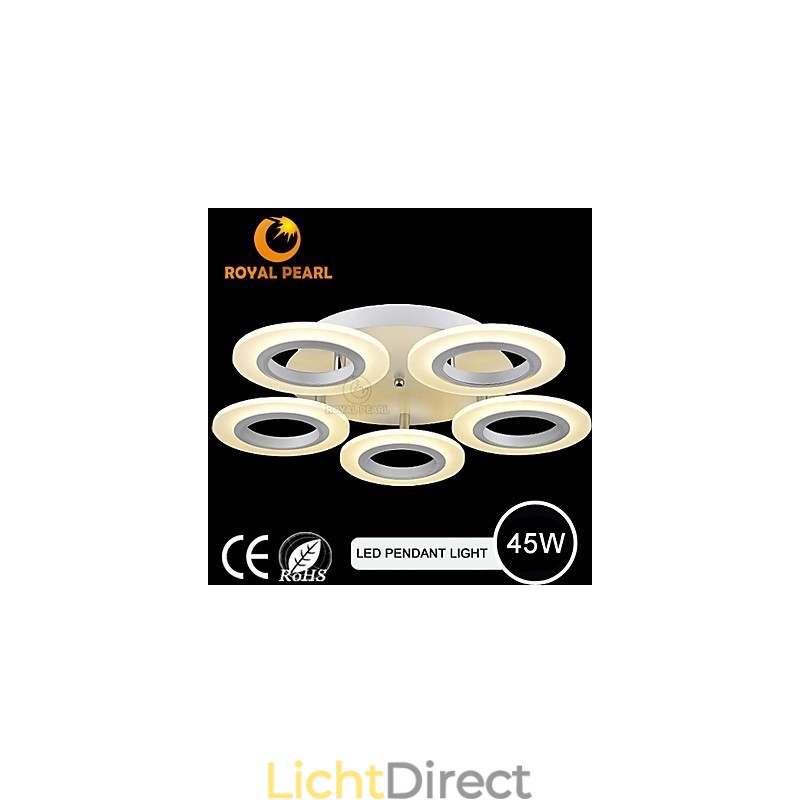 Moderne cirkelvormige hanglamp van acryl
