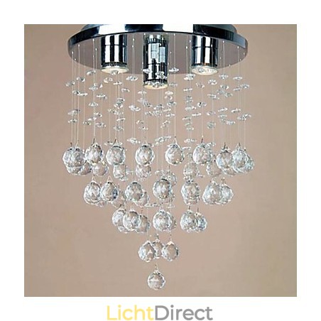 3-lichts kristal inbouwlamp 3-lichts kristal inbouwlamp
