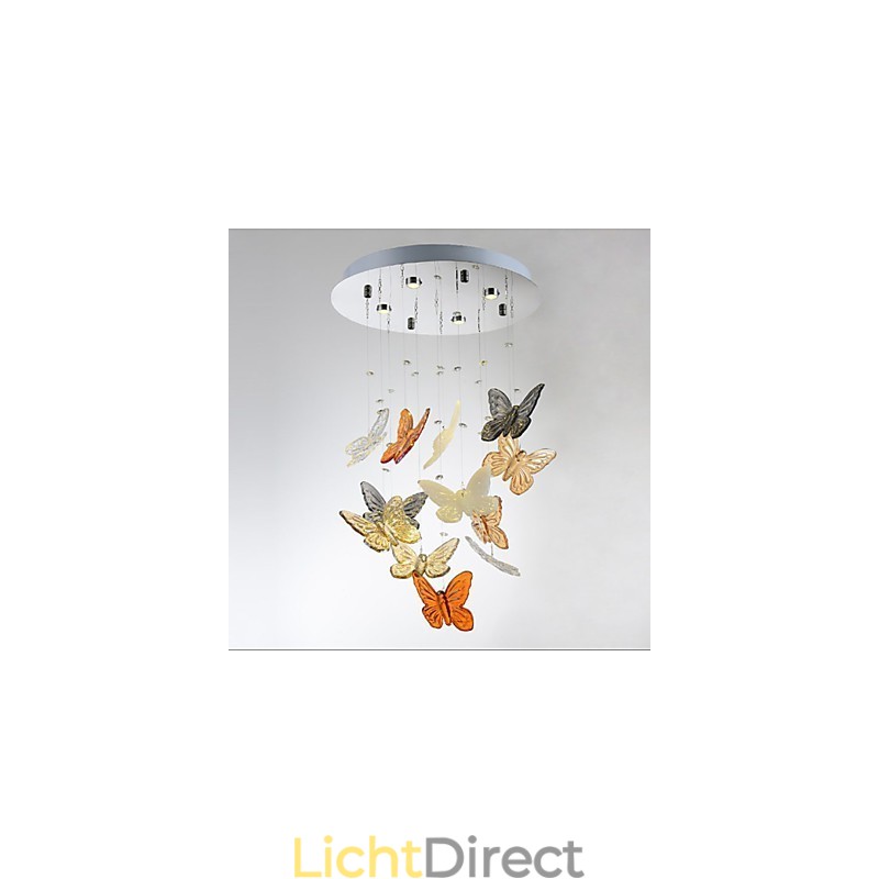 Kristallen lamp ronde vlinderkristallen lamp 4