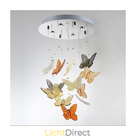 Kristallen lamp ronde vlinderkristallen lamp 4 Kristallen lamp ronde vlinderkristallen lamp 4