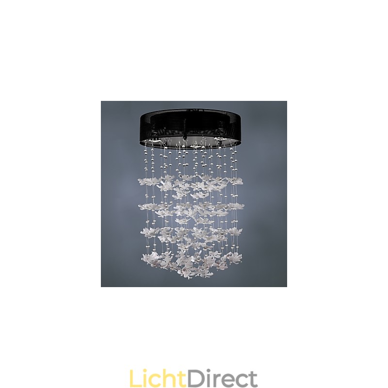 Moderne semi-inbouwlamp met 3 lampen in vlinderstijl