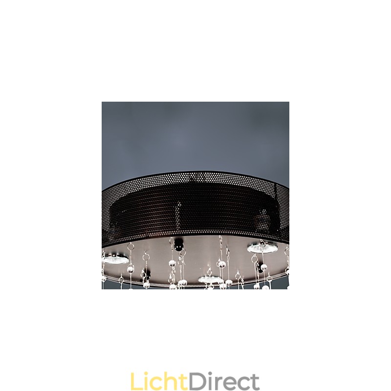 Moderne semi-inbouwlamp met 3 lampen in vlinderstijl