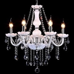 Kroonluchter Kristal Modern 6 Lampen Hedendaags Glas