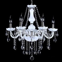 Kroonluchter Kristal Modern 6 Lampen Hedendaags Glas