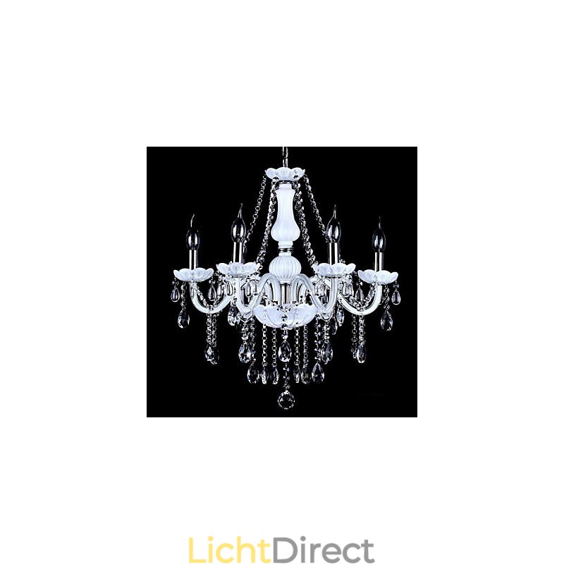 Kroonluchter Kristal Modern 6 Lampen Hedendaags Glas