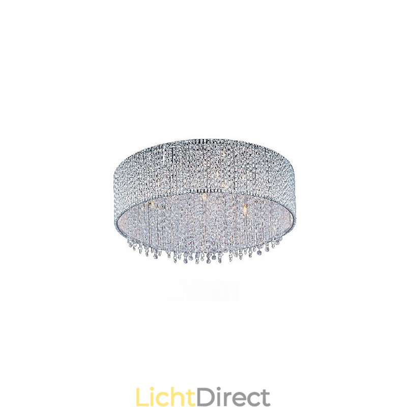 Kristallen inbouwlamp met 10 lampen