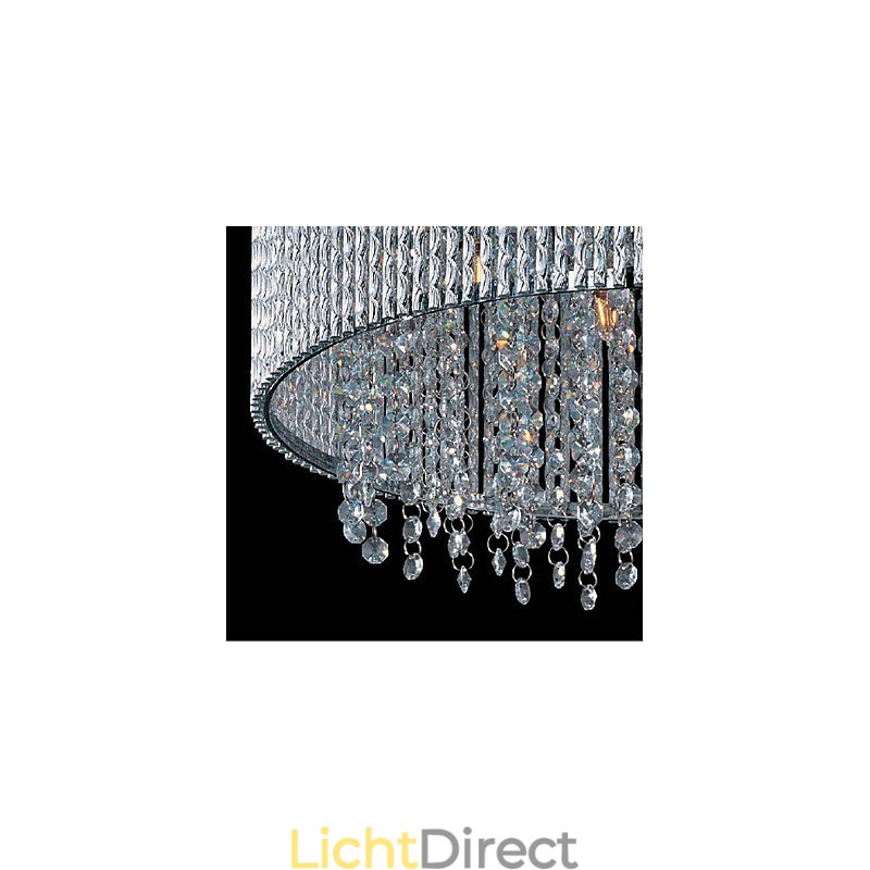 Kristallen inbouwlamp met 10 lampen