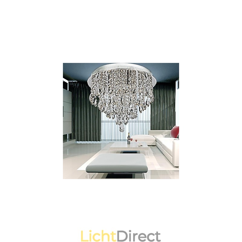 Moderne eigentijdse kristalchroom kristal inbouw