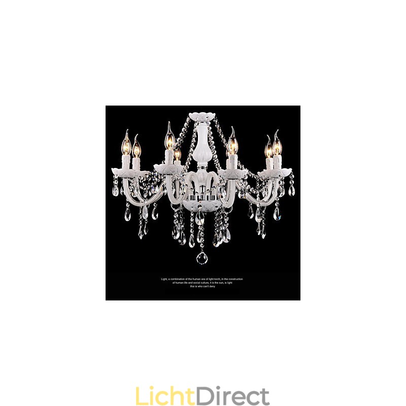 Kroonluchter Kristal Modern 8 Lampen Hedendaags Glas