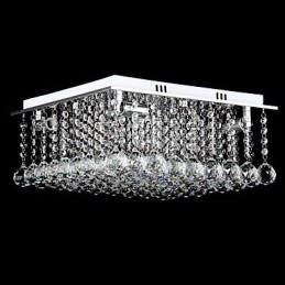 Moderne eigentijdse kristal gegalvaniseerde metalen inbouw