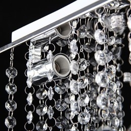 Moderne eigentijdse kristal gegalvaniseerde metalen inbouw