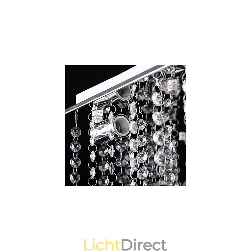 Moderne eigentijdse kristal gegalvaniseerde metalen inbouw