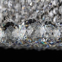 Moderne eigentijdse kristal gegalvaniseerde metalen inbouw