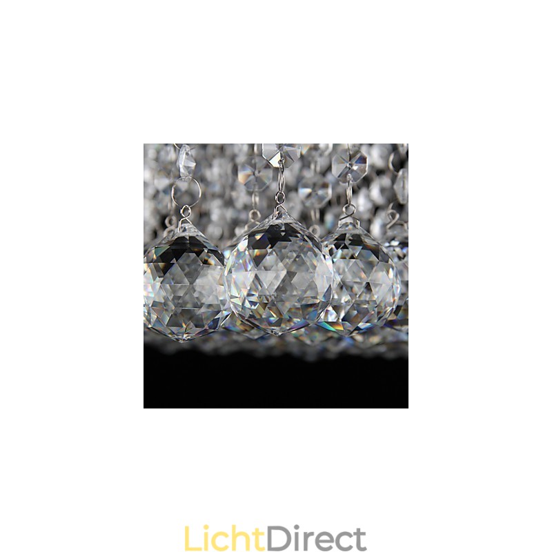 Moderne eigentijdse kristal gegalvaniseerde metalen inbouw