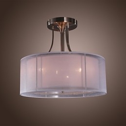 Moderne inbouwspot van acryl met 3 lampen in cilindervorm