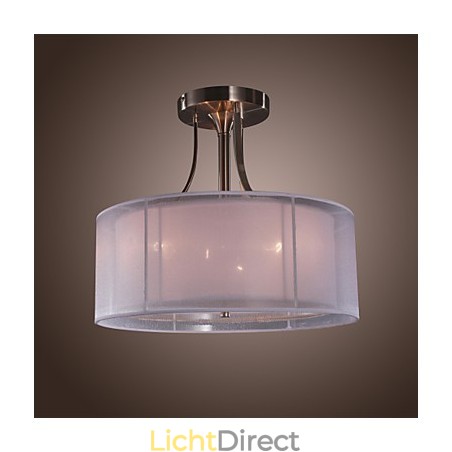 Moderne inbouwspot van acryl met 3 lampen in cilindervorm