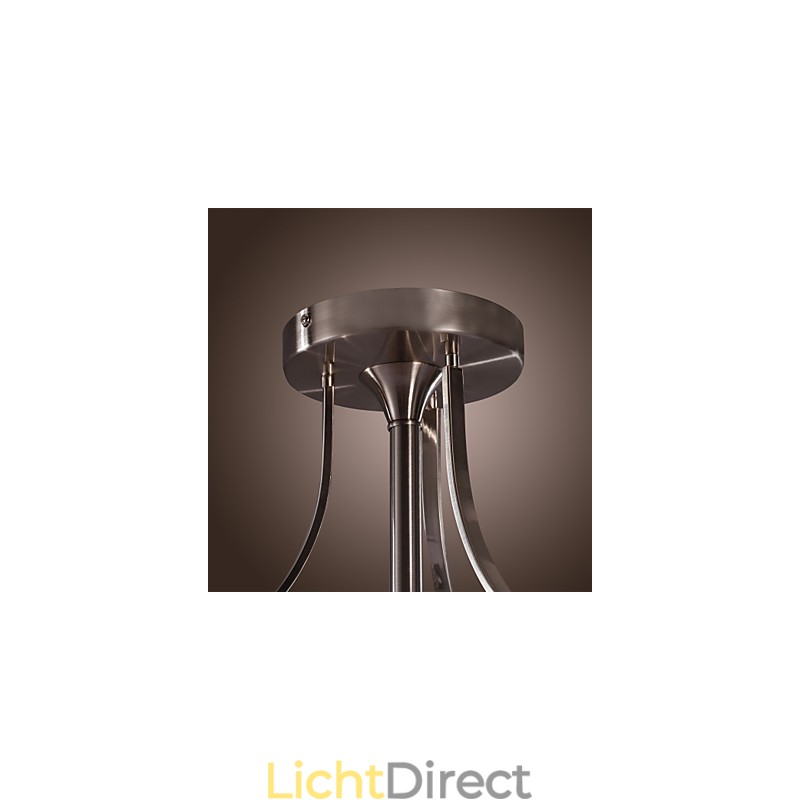 Moderne inbouwspot van acryl met 3 lampen in cilindervorm