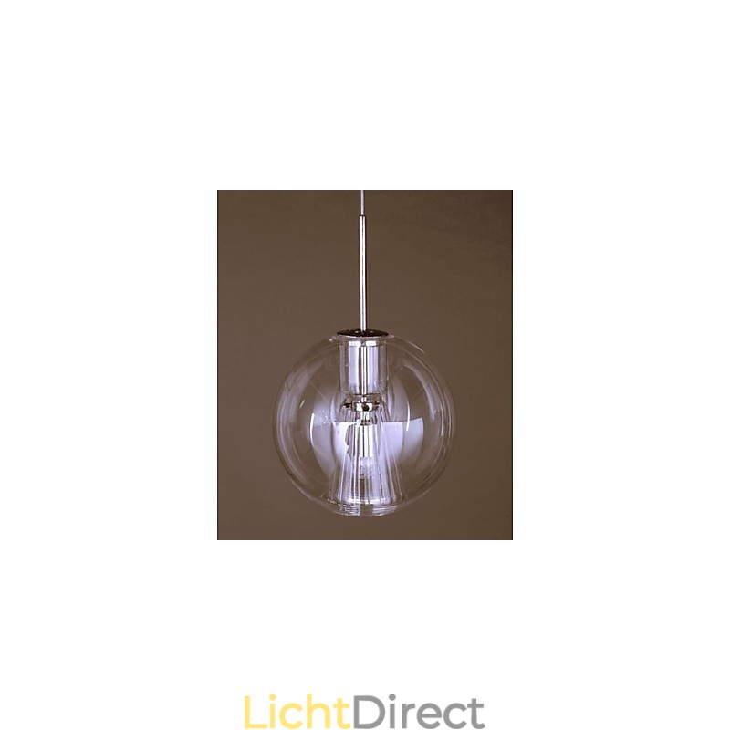 Moderne, eigentijdse, traditionele, klassieke, chromen metalen hanglamp voor kinderen met 4 lampen