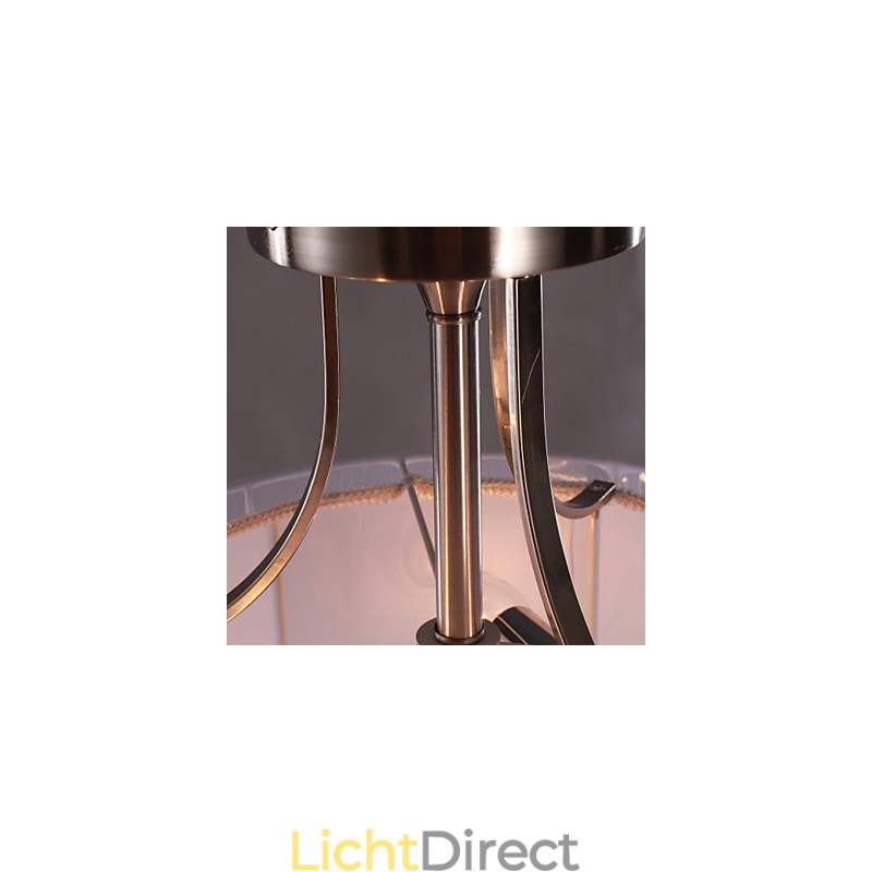 Moderne inbouwspot van acryl met 3 lampen in cilindervorm