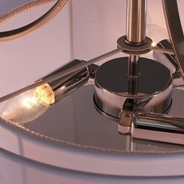 Moderne inbouwspot van acryl met 3 lampen in cilindervorm