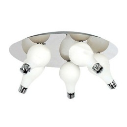 Moderne inbouwspot met 5 lampen in ronde vorm (G4-lampvoet)