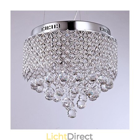 Moderne eigentijdse kristalchroom metalen inbouw