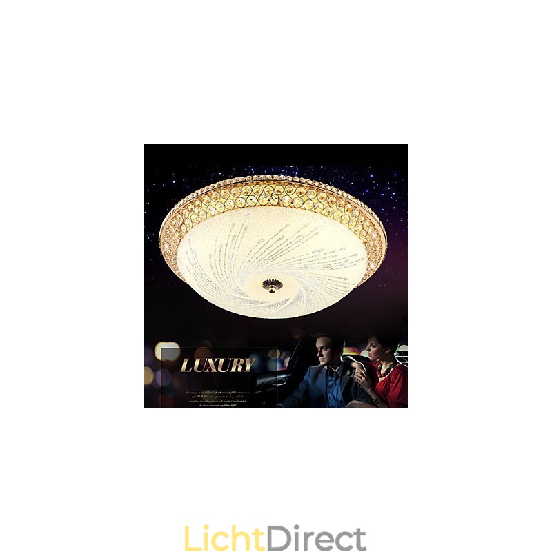Moderne luxe kristal licht absorberende koepel licht SMD dubbele kleur diameter 50CM