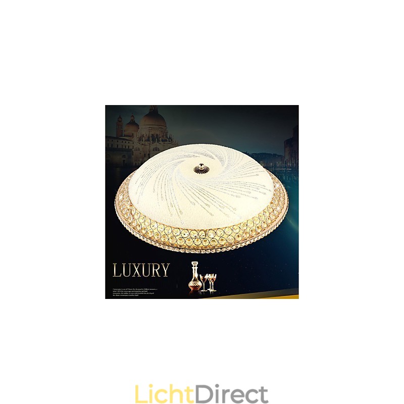 Moderne luxe kristal licht absorberende koepel licht SMD dubbele kleur diameter 50CM