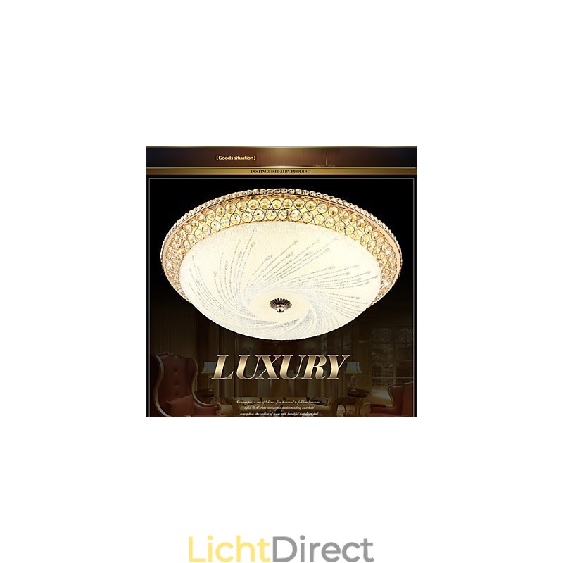 Moderne luxe kristal licht absorberende koepel licht SMD dubbele kleur diameter 50CM