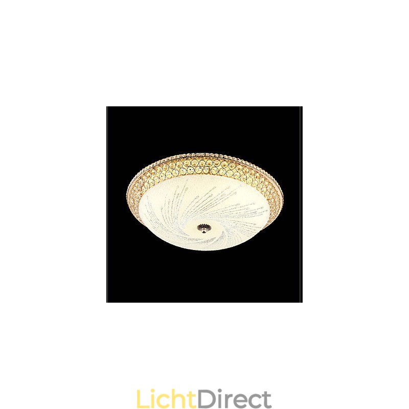 Moderne luxe kristal licht absorberende koepel licht SMD dubbele kleur diameter 50CM
