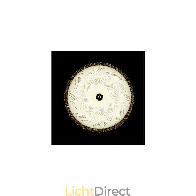 Moderne luxe kristal licht absorberende koepel licht SMD dubbele kleur diameter 50CM