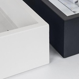 Moderne hedendaagse schilderij metalen inbouw