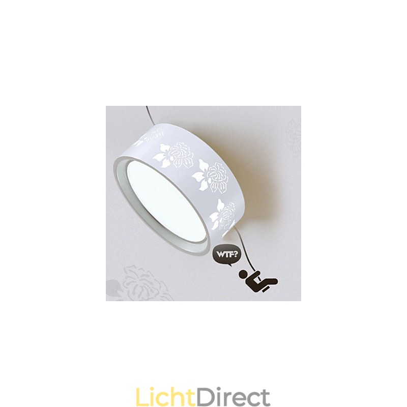 Moderne plafondlamp van metaal, inbouw