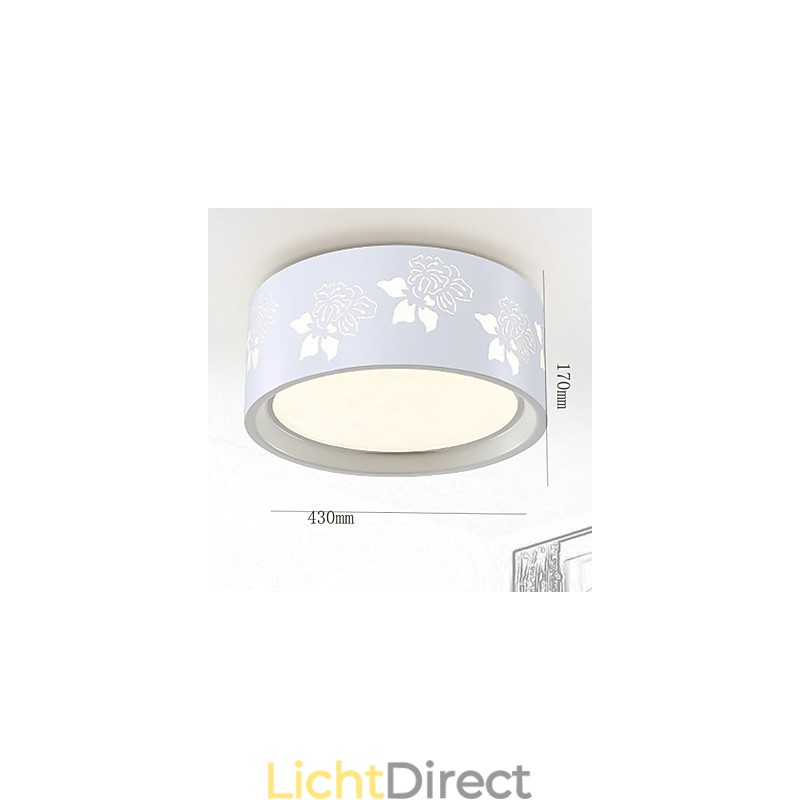 Moderne plafondlamp van metaal, inbouw