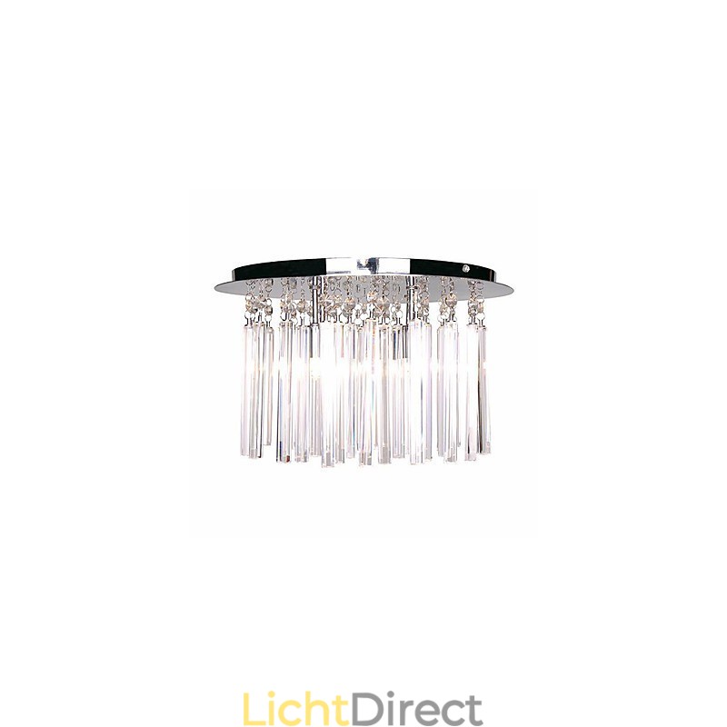 Moderne kristallen semi-inbouwlamp met 4 lampen (G9-lampvoet)