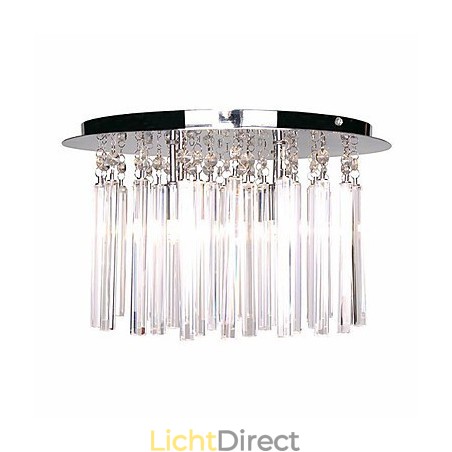 Moderne kristallen semi-inbouwlamp met 4 lampen (G9-lampvoet) Moderne kristallen semi-inbouwlamp met 4 lampen (G9-lampvoet)