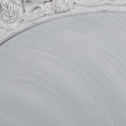 Witte plafondlamp van glas, kunsthars, Europees klassiek