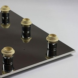 Moderne hedendaagse schilderij metalen inbouw