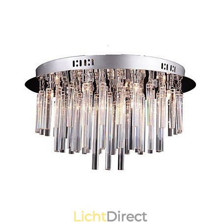 Moderne kristallen kroonluchter met 12 lampen Moderne kristallen kroonluchter met 12 lampen