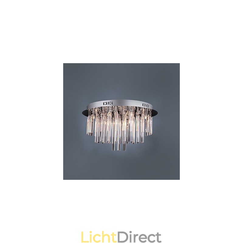Moderne kristallen kroonluchter met 12 lampen