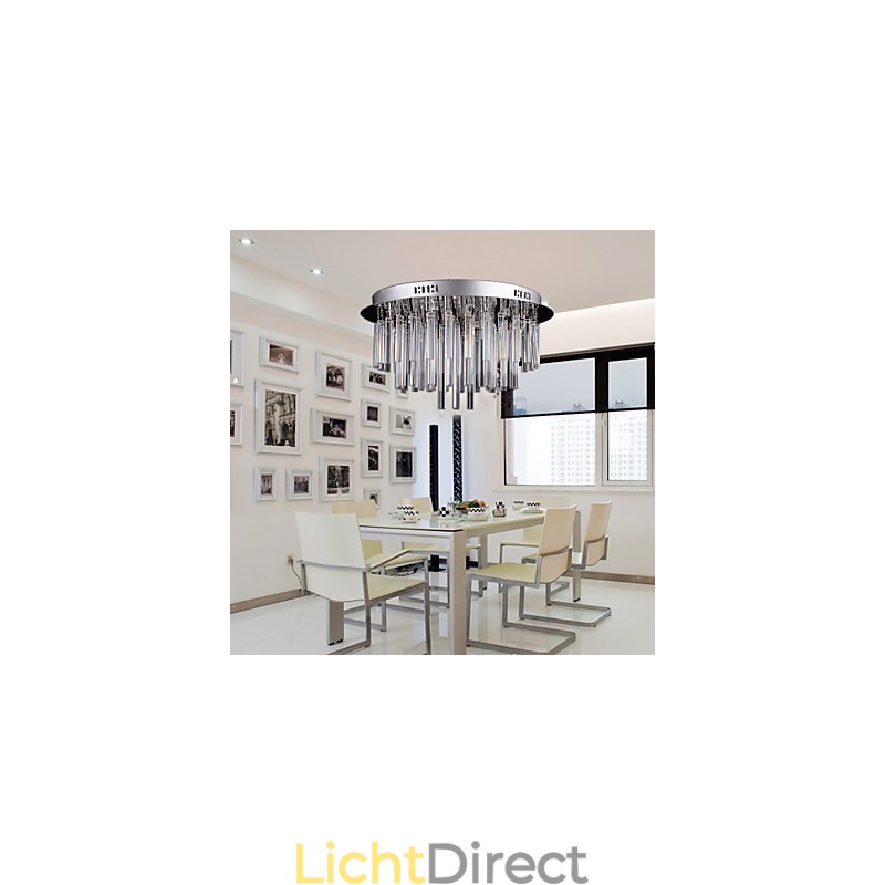 Moderne kristallen kroonluchter met 12 lampen